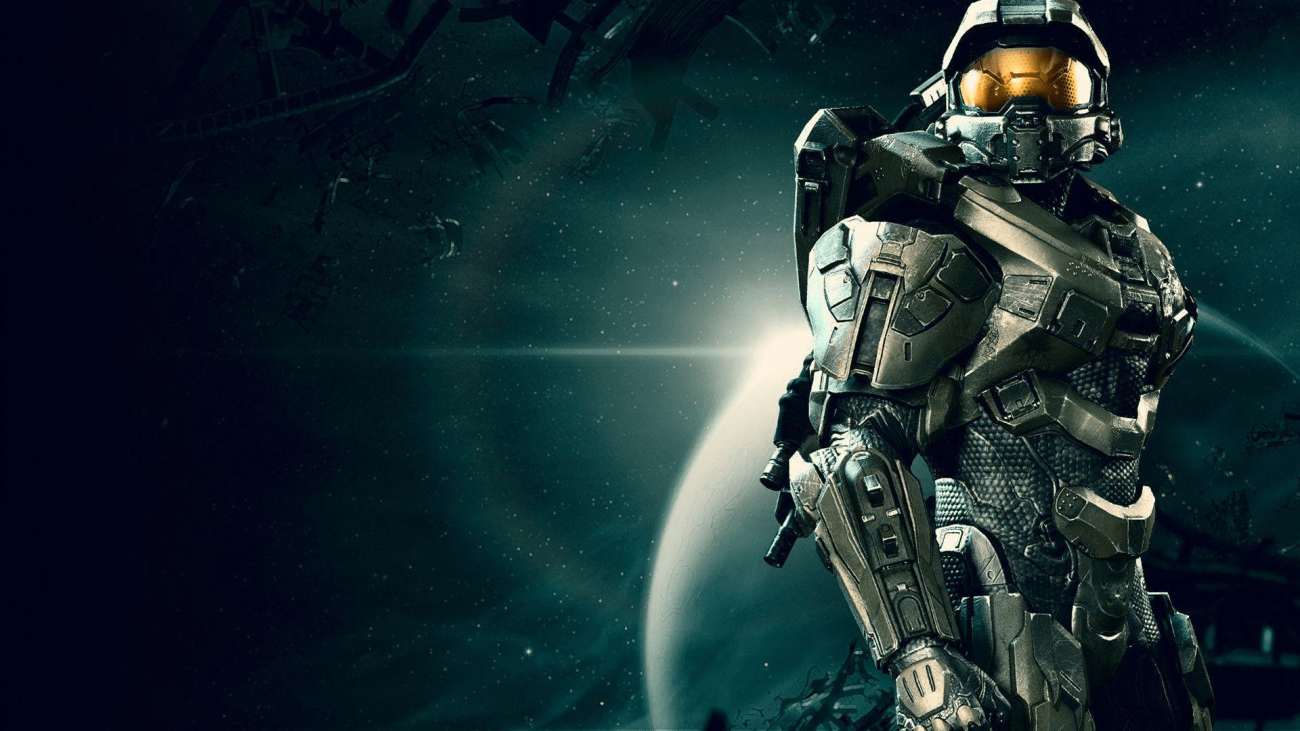 Halo master chief in the frnchise oof games looking coolHalo master chief in the frnchise oof games looking cool