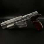 Johnny Silverhands-pistol replica prop Malorian Arms 3516 Cyberpunk-2077 csoploay Greencade