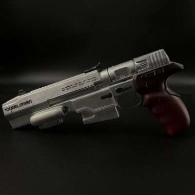 Johnny Silverhands-pistol replica prop Malorian Arms 3516 Cyberpunk-2077 csoploay Greencade