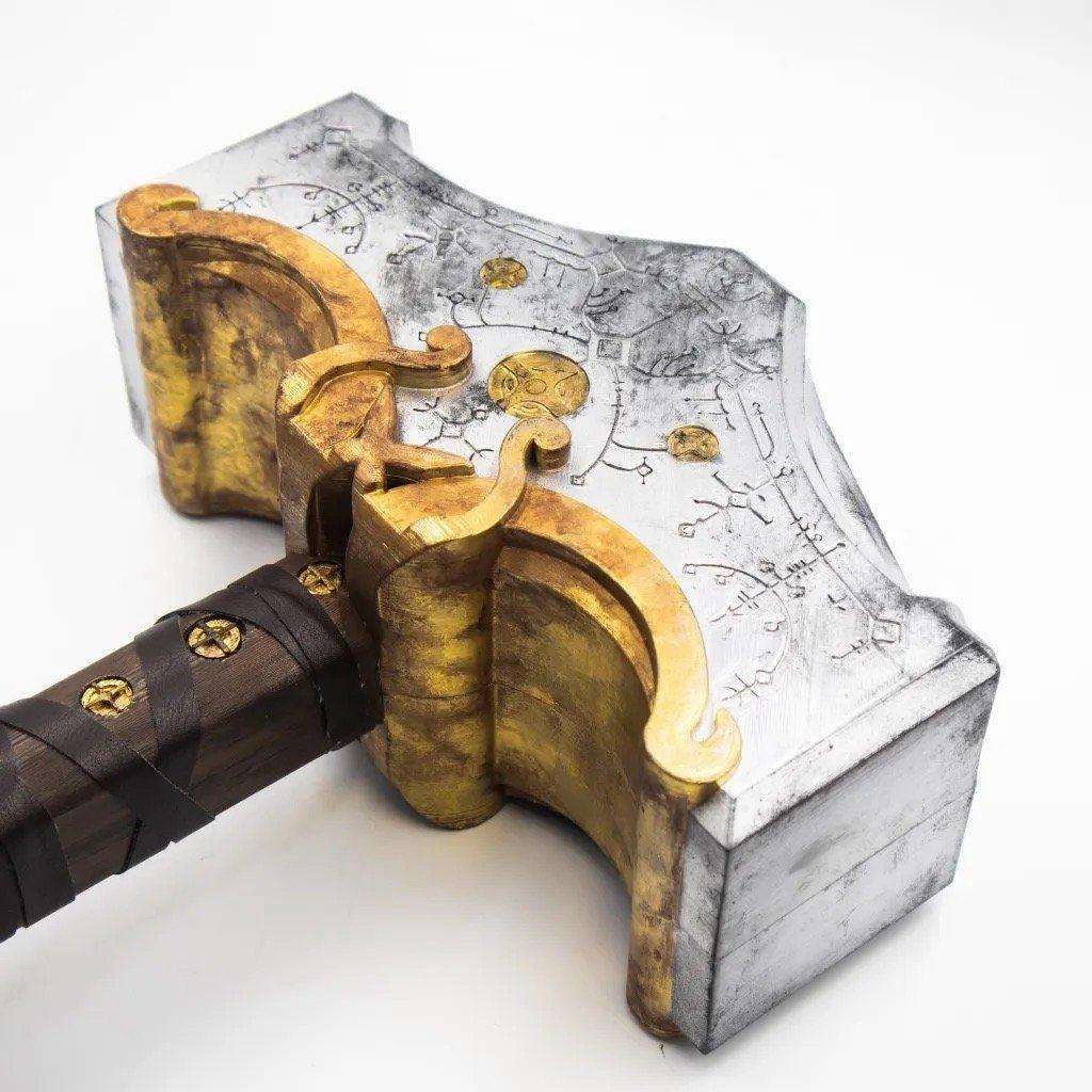 God of War Ragnarok Fan Makes Incredible 3D-Printed Mjolnir