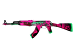 Neon Revolution AK 47 RGB Decor Greencade