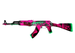 Neon Revolution AK 47 RGB Decor Greencade