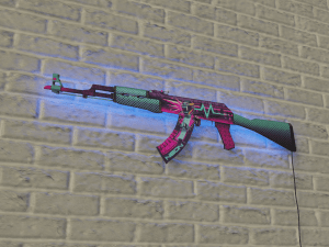 Neon Rider AK 47 RGB Decor Greencade