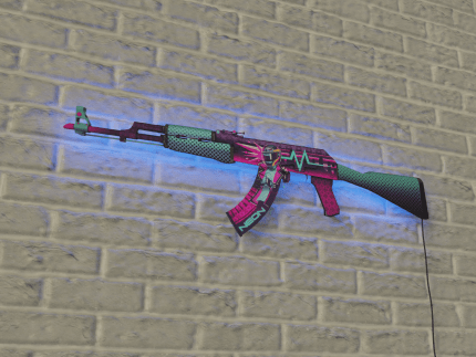 Neon Rider AK 47 RGB Decor Greencade