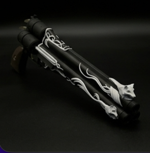 Vincent Valentines Cerberus Replica Prop - Final Fantasy Greencade