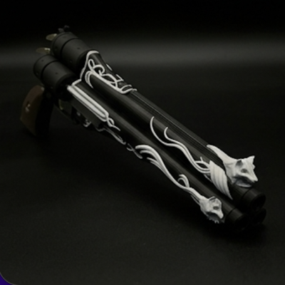 Vincent Valentines Cerberus Replica Prop - Final Fantasy Greencade