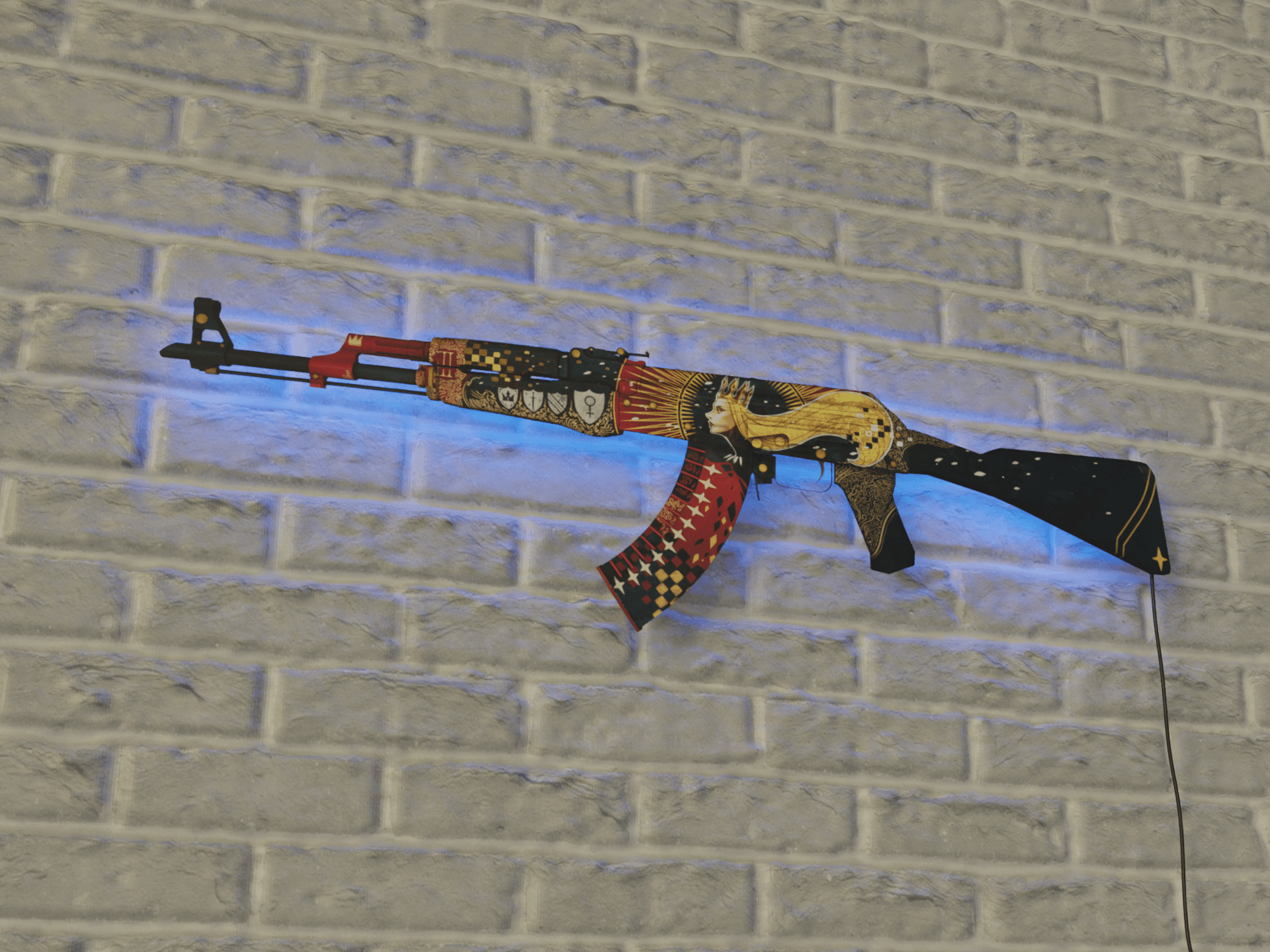 AK 47 Empress RGB Wall Art – CS GO - Blasters4Masters