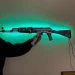 Vulcan AK 47 RGB Decor CSGO Props Replica Art Greencade