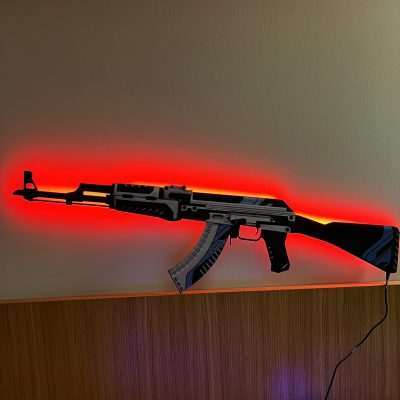 Vulcan AK 47 RGB Decor CSGO Props Replica Art Greencade