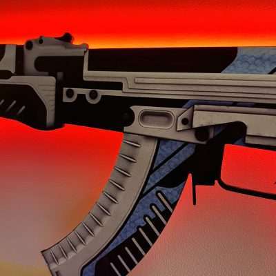 Vulcan AK 47 RGB Decor CSGO Props Replica Art Greencade