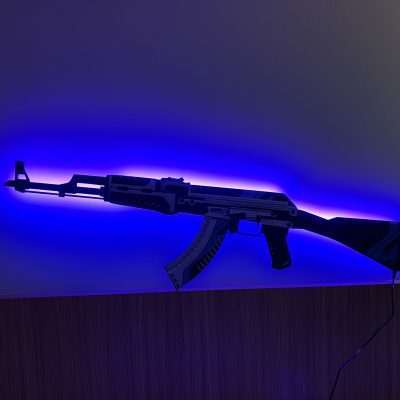 Vulcan AK 47 RGB Decor CSGO Props Replica Art Greencade