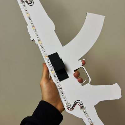 Vulcan AK 47 RGB Decor CSGO Props Replica Art Greencade