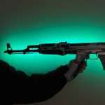 Vulcan AK 47 RGB Decor CSGO Props Replica Art Greencade