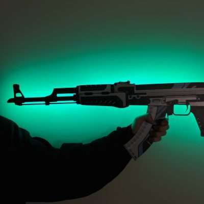 Vulcan AK 47 RGB Decor CSGO Props Replica Art Greencade