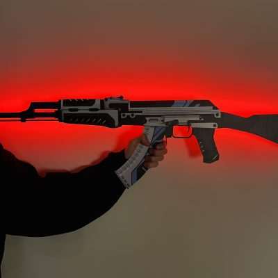 Vulcan AK 47 RGB Decor CSGO Props Replica Art Greencade