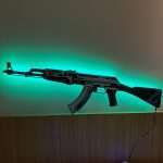Vulcan AK 47 RGB Decor CSGO Props Replica Art Greencade