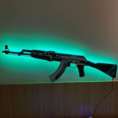 Vulcan AK 47 RGB Decor CSGO Props Replica Art Greencade
