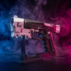 Militech M-10AF Cyberpunk Replica prop Greencade