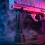 Death and Taxes Pistol Cyberpunk 2077 replica prop Greencade