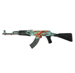 3D printed Aquamarine Revenge AK 47