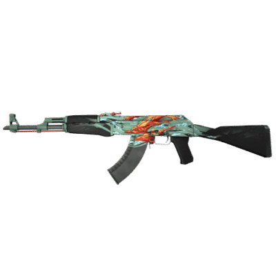 3D printed Aquamarine Revenge AK 47