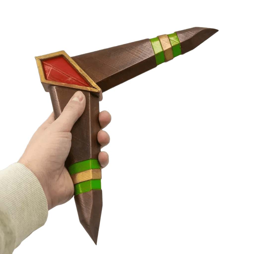 Greencade's listing photo of its Legend of Zelda boomerang replica