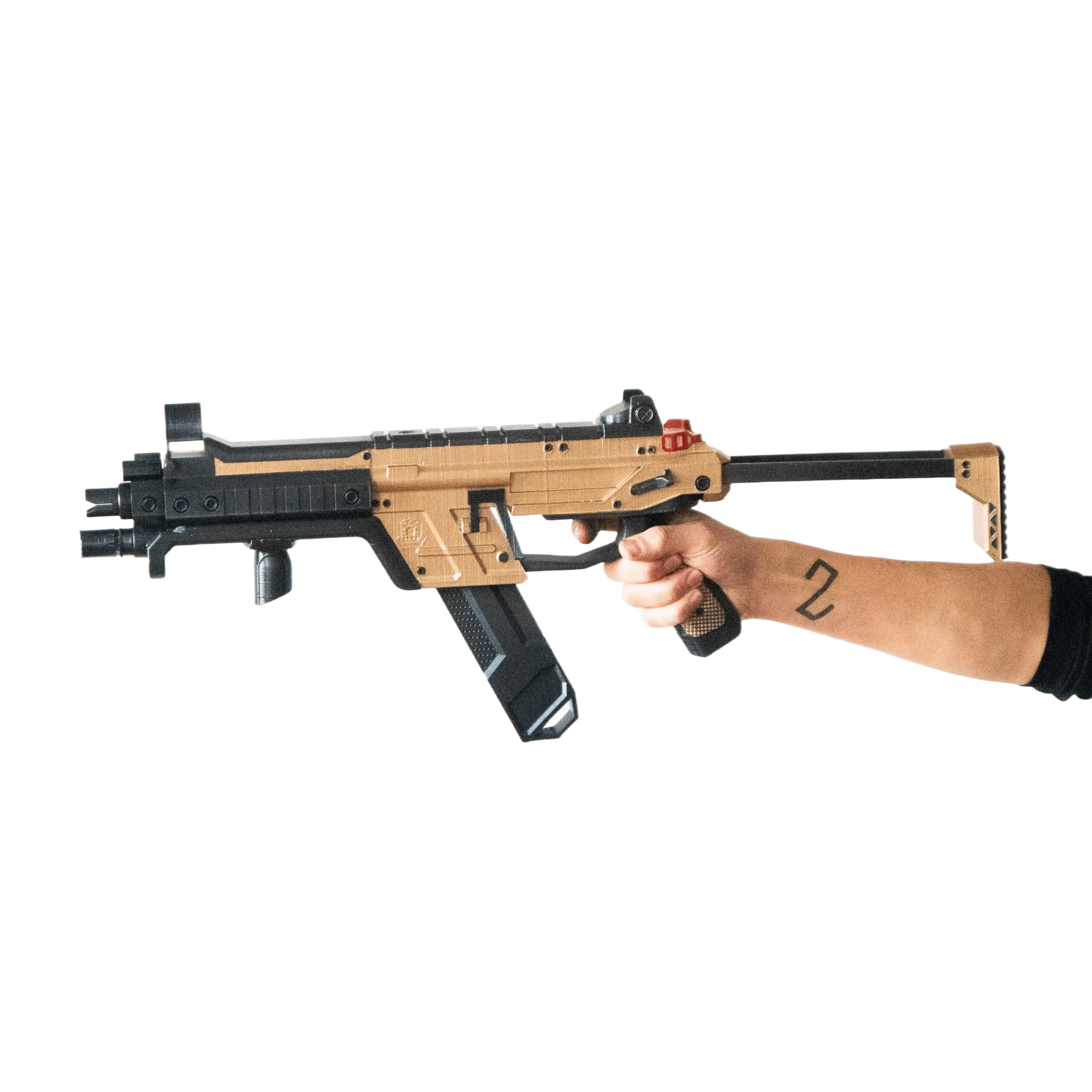Greencade's listing image of its classic R-99 replica from Apex Legends