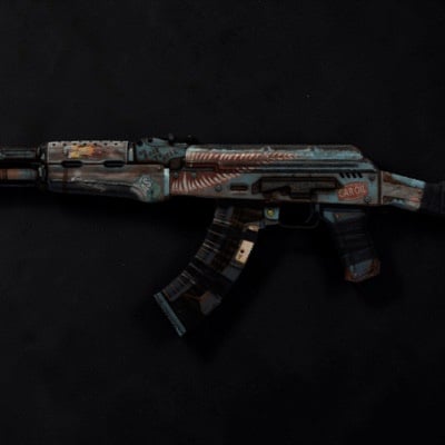 Rat Rod AK 47 RGB Decor Greencade