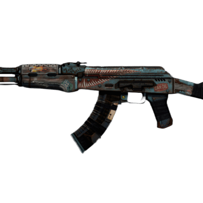 Rat Rod AK 47 RGB Decor Greencade