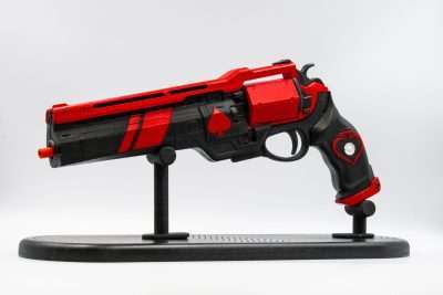 3D printed Ace of Spades Red replica