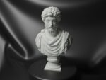 Marcus Aurelius 3D printed bust