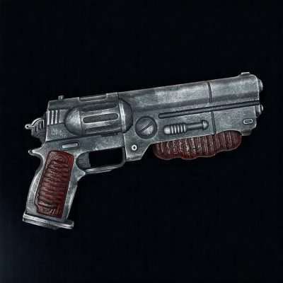 10mm Pistol Fallout 2 Prop Replica cosplay Greencade