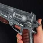 10mm Pistol Fallout 2 Prop Replica cosplay Greencade