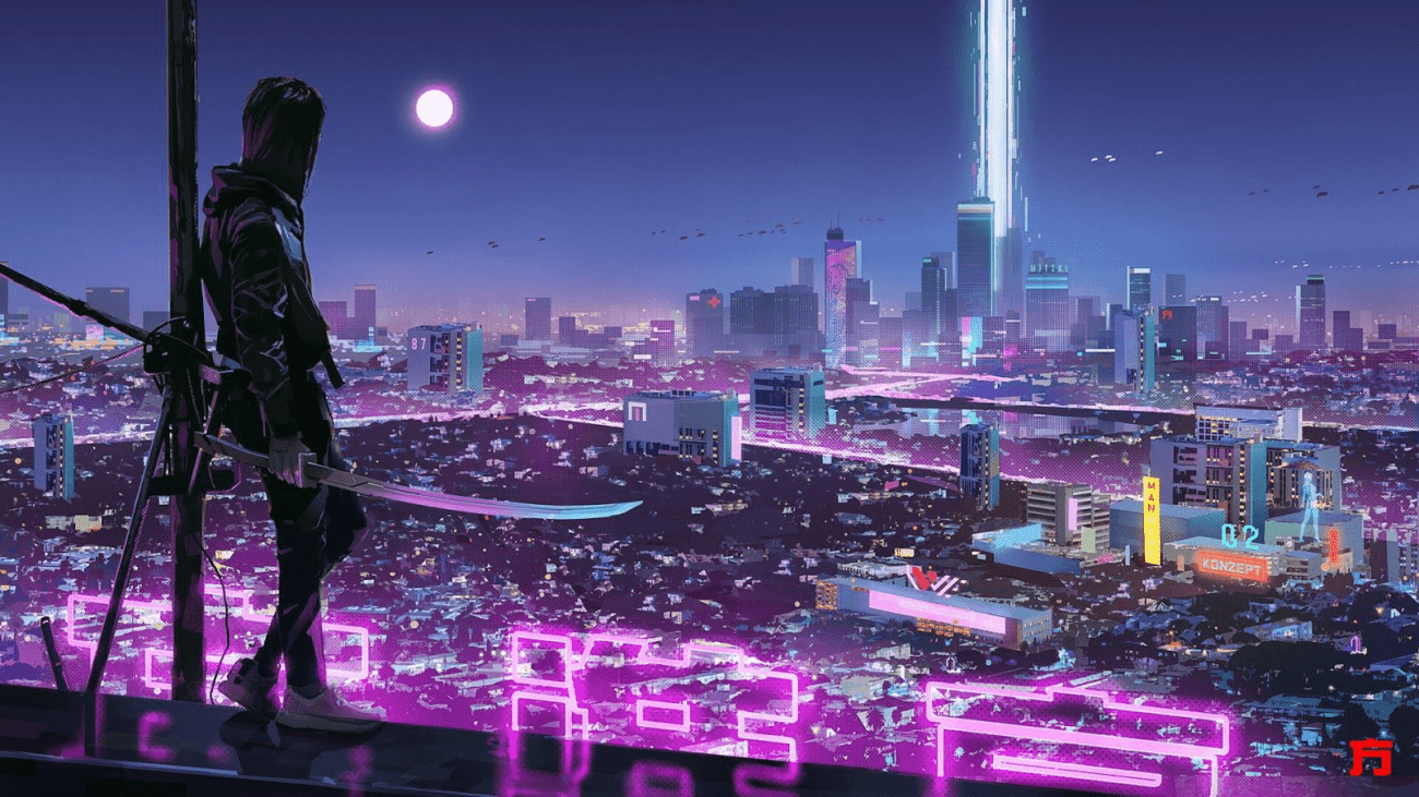 Bada Bing! - Cyberpunk City [1920x1080] : r/wallpaper