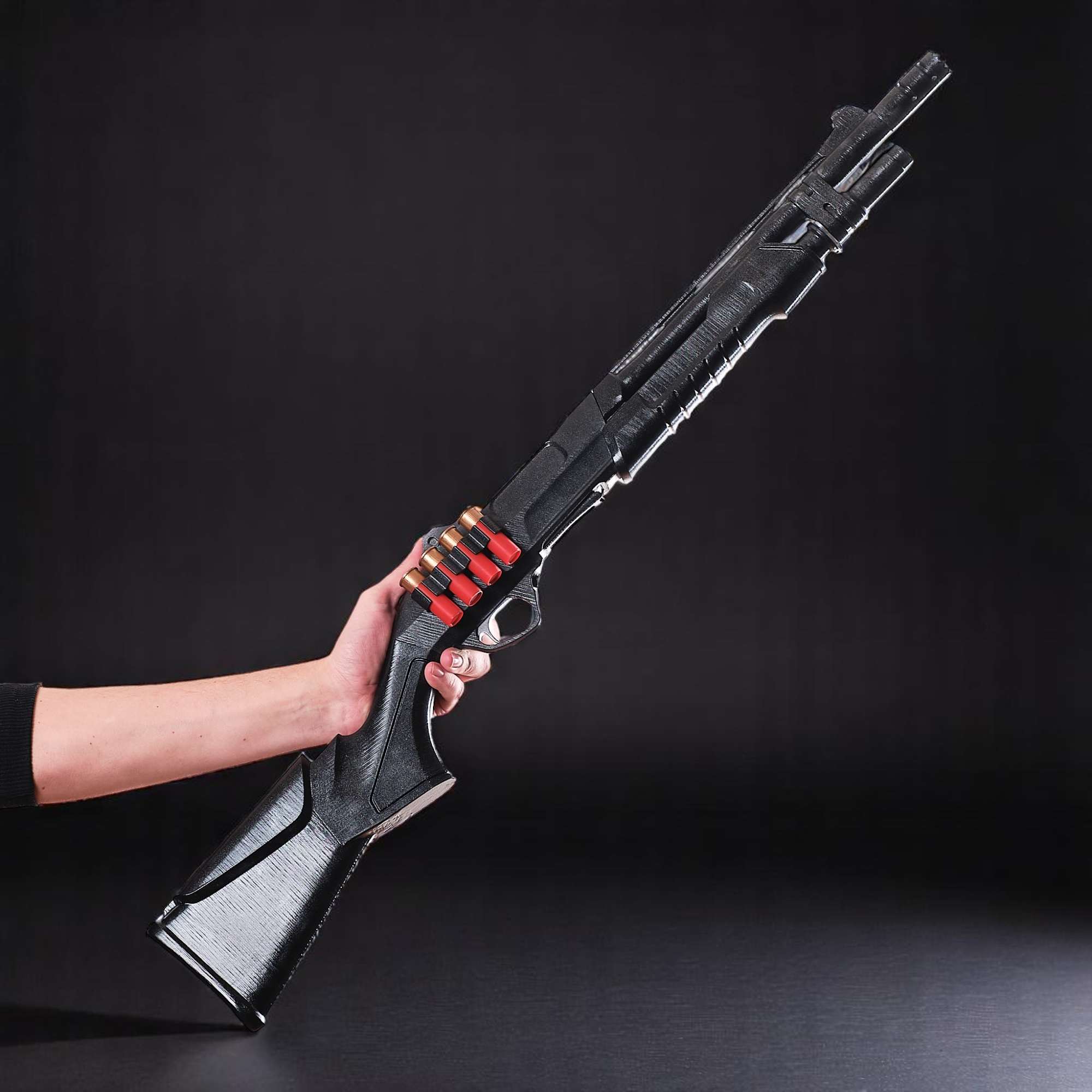 Greencade's hand-painted Bucky shotgun replica prop from VALORANT
