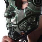 Cyberpunk Oni Mask Replica Prop Cosplay Greencade