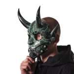 Cyberpunk Oni Mask Replica Prop Cosplay Greencade