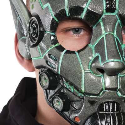 Cyberpunk Oni Mask Replica Prop Cosplay Greencade