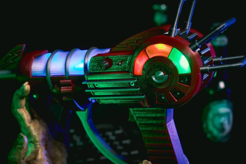 Ray Gun Neon Light At Lauren Brennan Blog