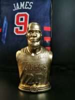 Lebron James Gold Bust Statue Handmade close shot