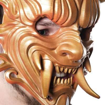 Fire Oni Mask Fortnite Replica Prop Cosplay Greencade