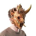 Fire Oni Mask Fortnite Replica Prop Cosplay Greencade