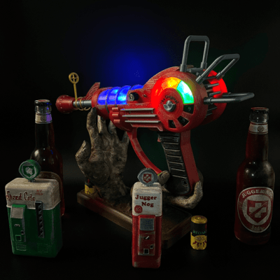 Ray Gun LED - Call of Duty Ray Gun Replica COD Ray Gun Prop - Greencade