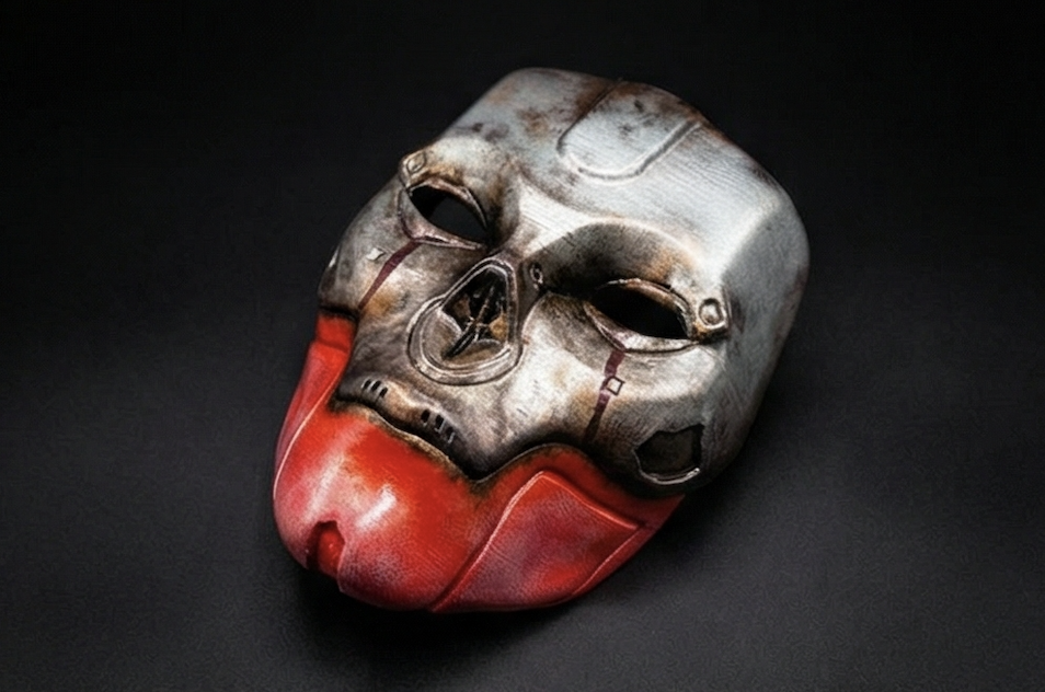 Greencade's listing image of its Revenant mask replica from Apex Legends