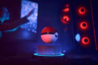 Levitating Pokeball - Greencade