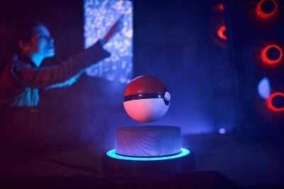 Levitating Pokeball - Greencade