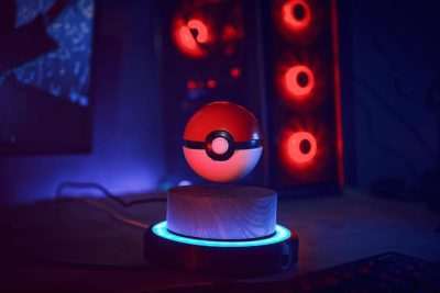 Levitating Pokeball - Greencade