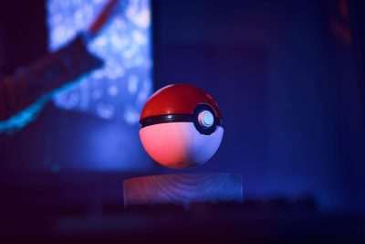 Levitating Pokeball - Greencade