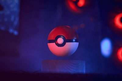 Levitating Pokeball - Greencade