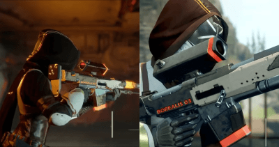 Borealis 3D printed replica from Destiny 2